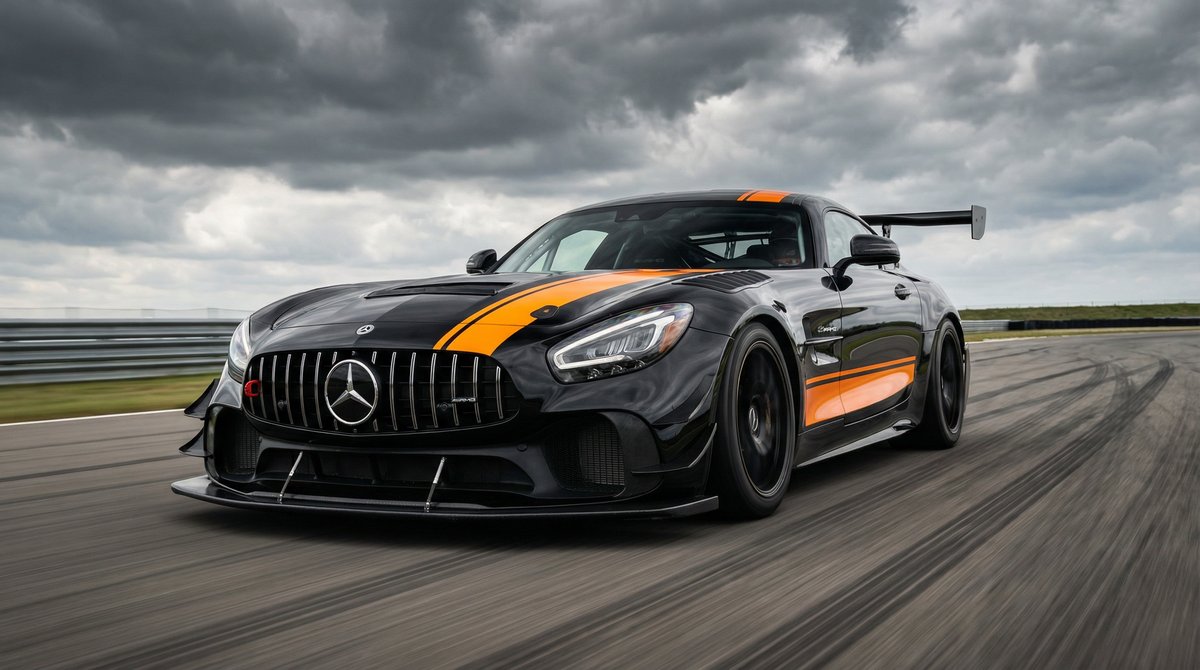 芒果视频赛道视频 - AMG GT测试